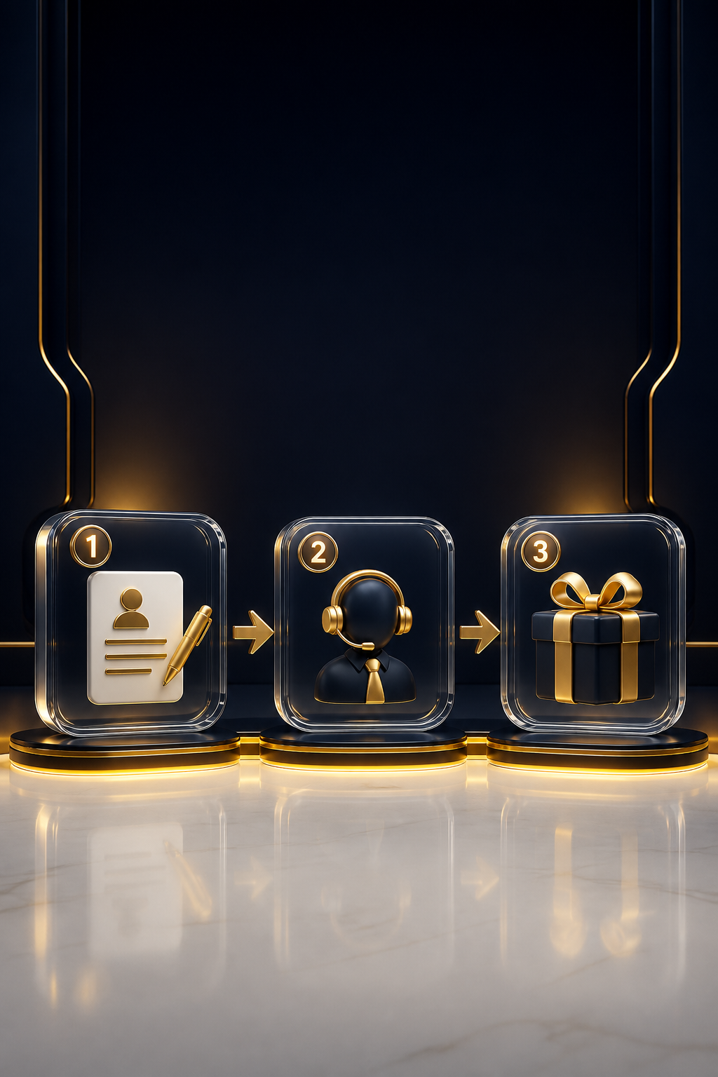 OCS8 three step VIP transfer process